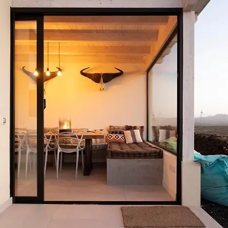 فيلة Calderon Hondo. Design , Views And Pool Lajares-corralejo *